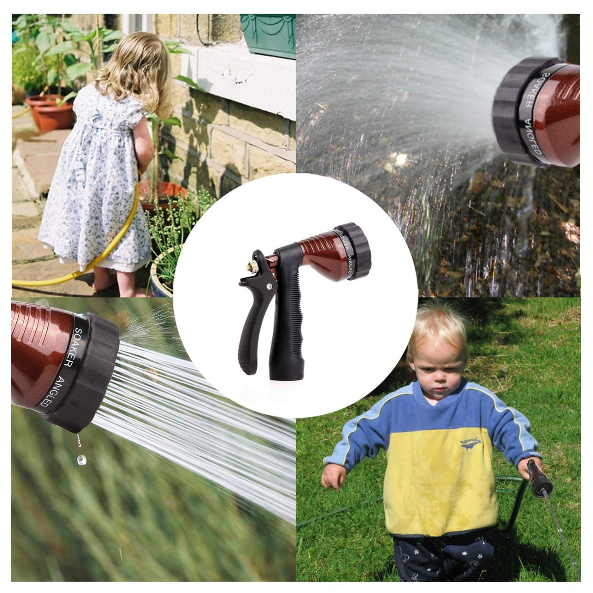 GREEN MOUNT lightweight nozzle with ergonomic grip for comfortable watering sessions