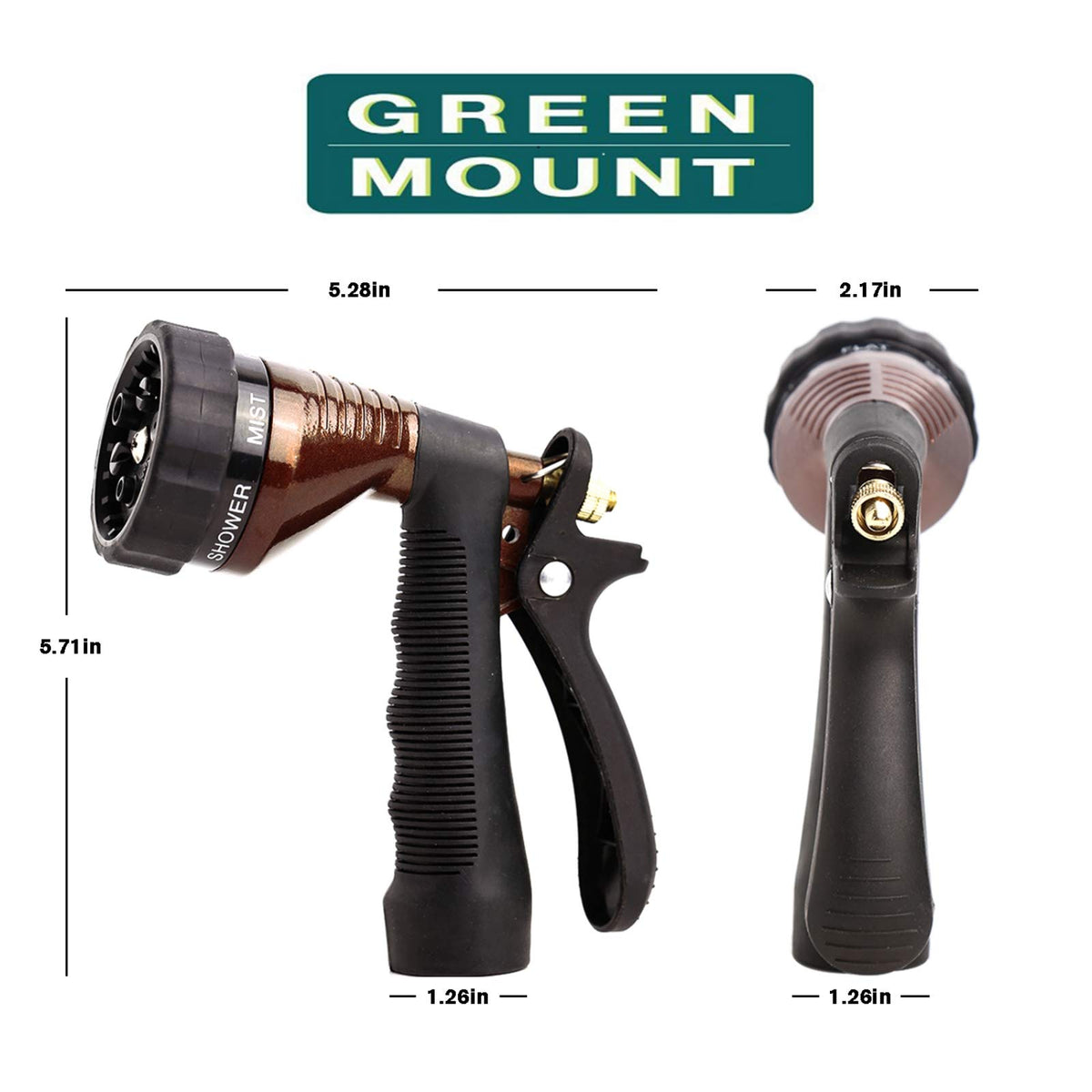 GREEN MOUNT multi-use spray ideal for gardening, cleaning, and car washing