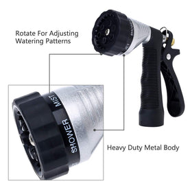GREEN MOUNT TPR grip provides slip-resistant, comfortable handling.
