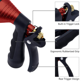 Green Mount slip resistant TPR grip on handle for comfortable operation