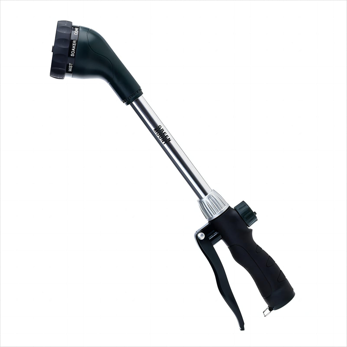 GREEN MOUNT watering wand 16-inch handle for comfortable, extended watering sessions.