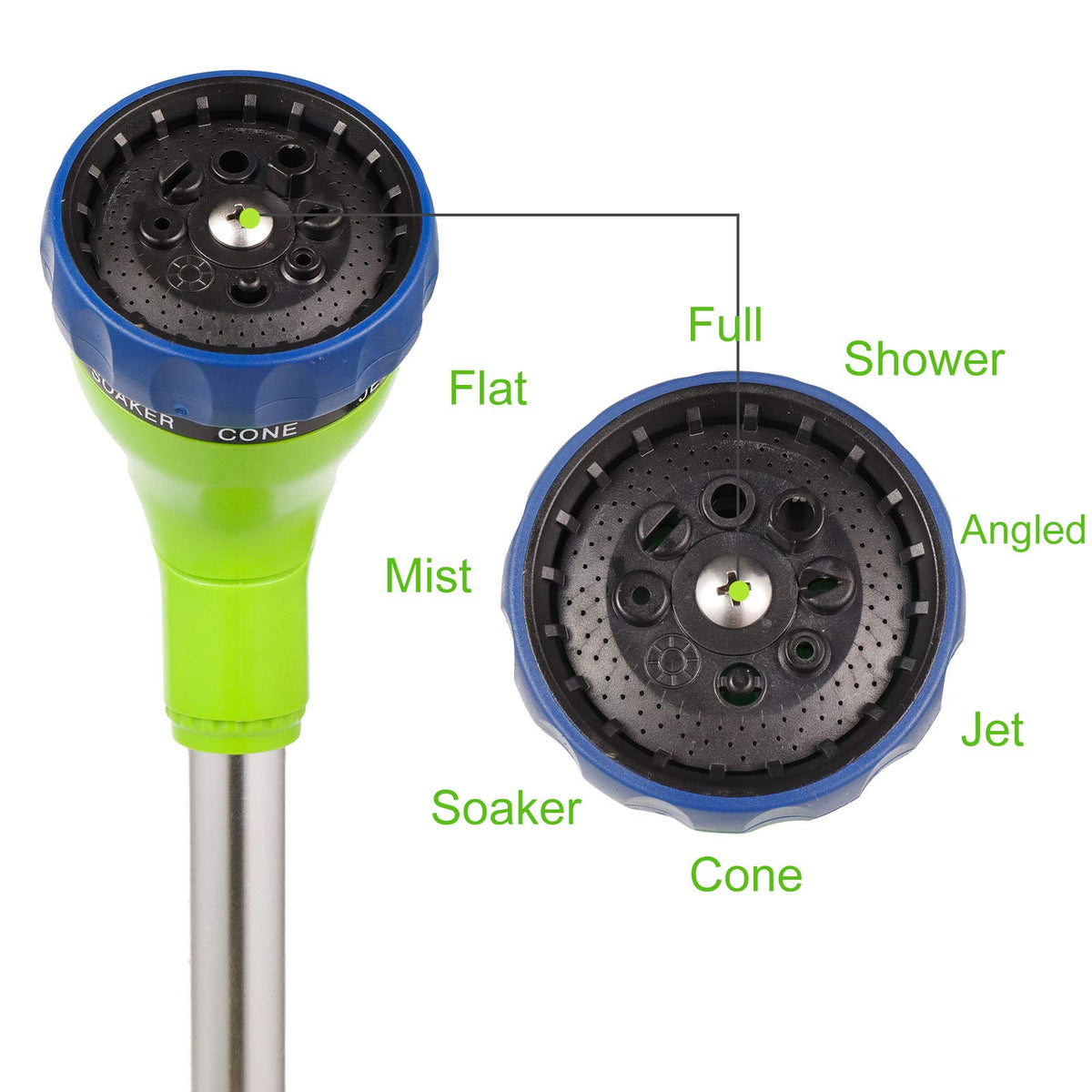 GREEN MOUNT watering wand mist pattern for seedbeds and delicate plants