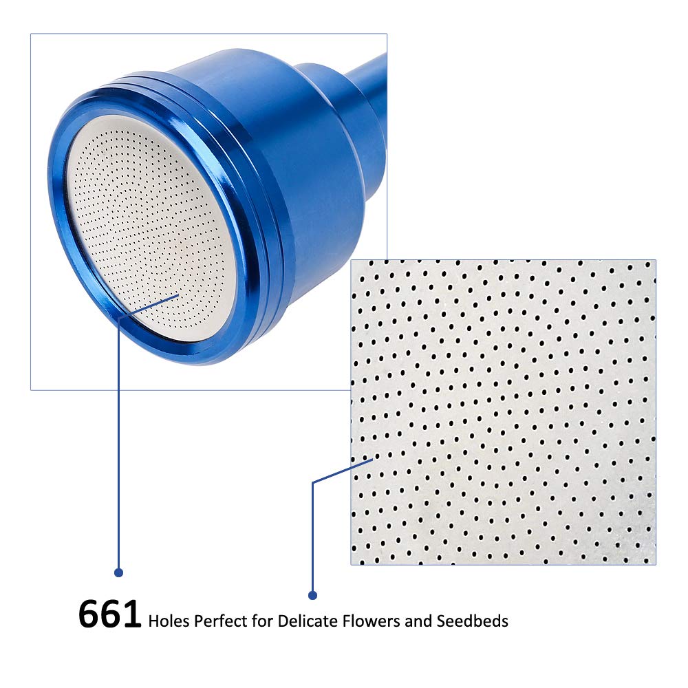 GREEN MOUNT 661-hole shower head for delicate seedbeds and flowers.