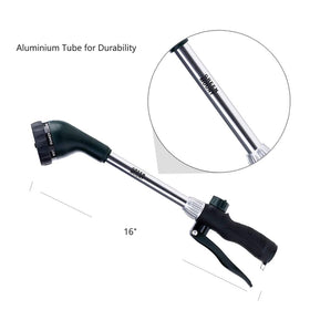GREEN MOUNT watering wand extend-length used for reaching hanging baskets and high pots.