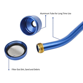 GREEN MOUNT removable head enables easy cleaning of clogged parts.