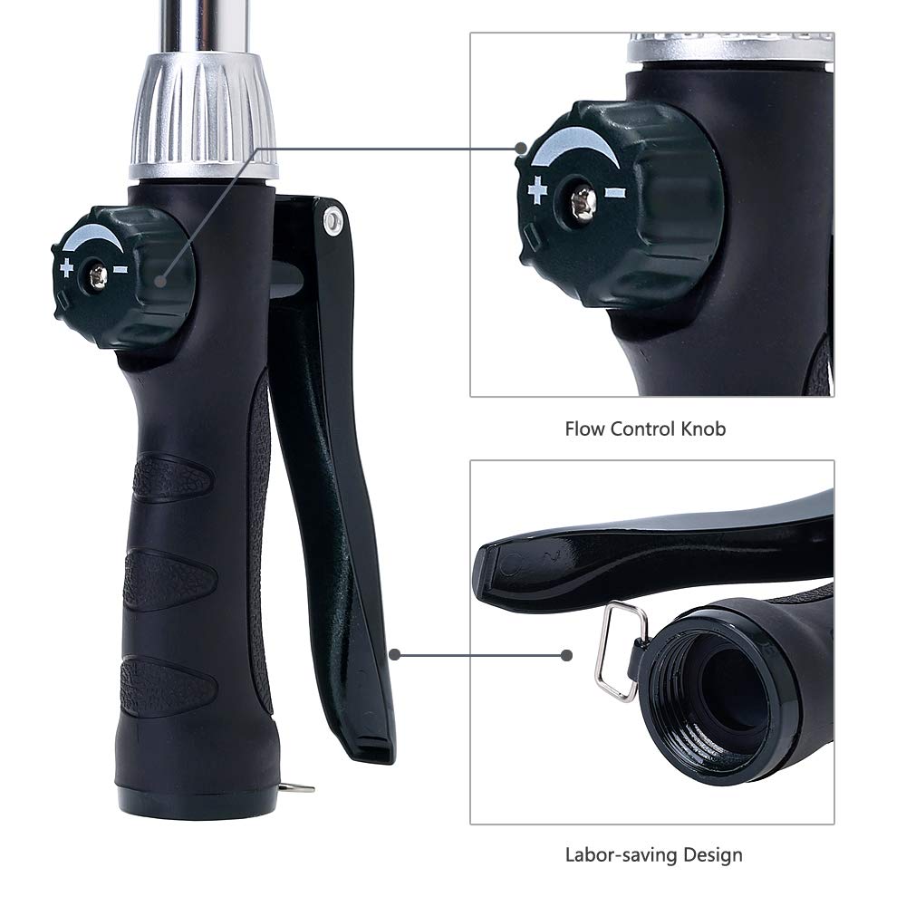 GREEN MOUNT watering wand slip-resistant handle designed for fatigue-free watering.