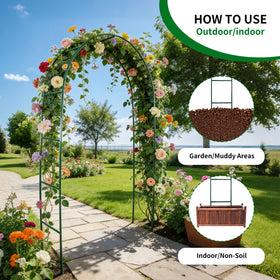 GreenGiggle base sinks into soil for durable garden stability year-round.