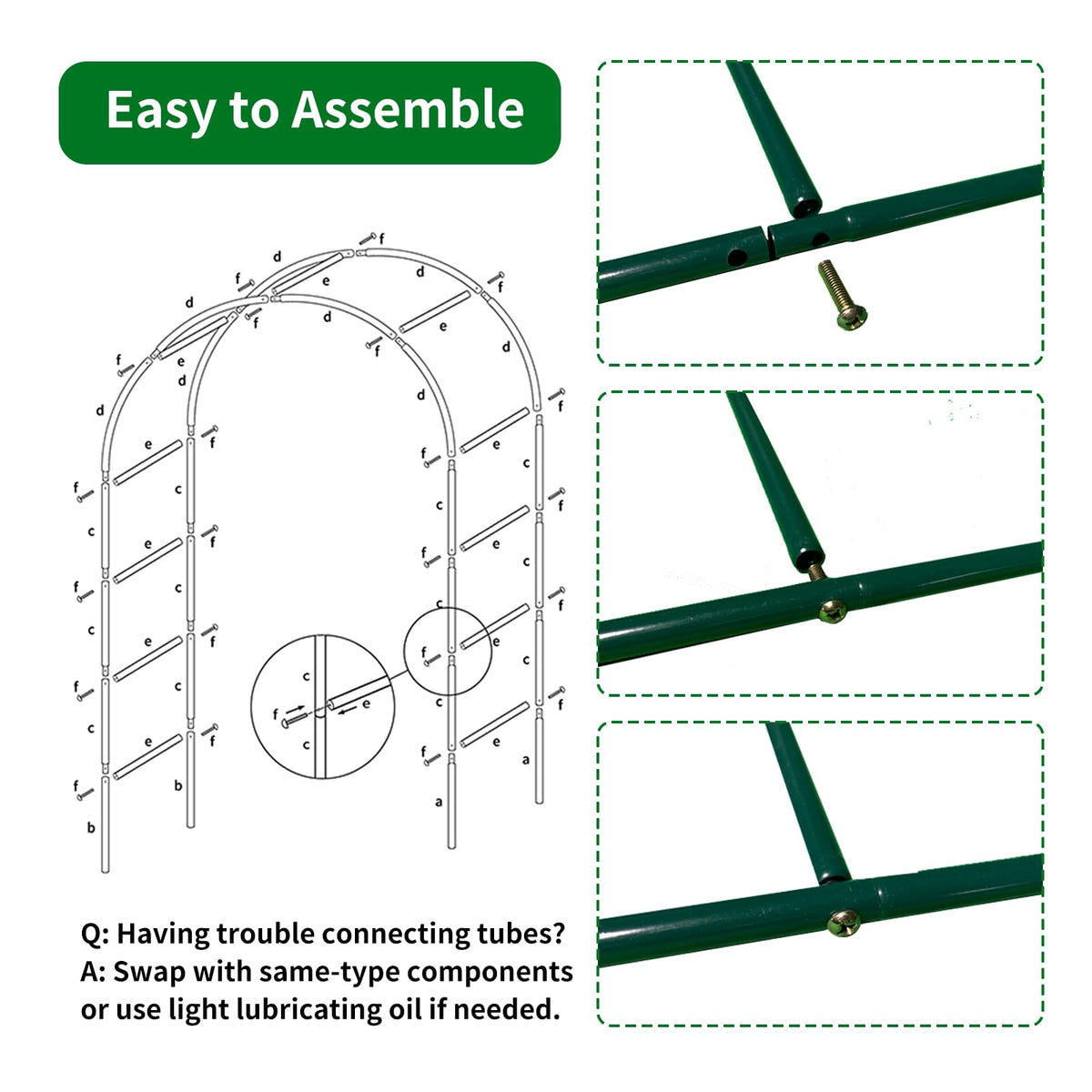GreenGiggle portable legs fit sand or pots for temporary events.