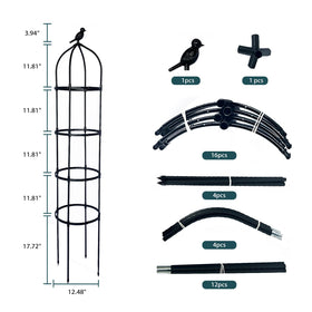 GreenGiggle tool-free assembly trellis installs quickly with no tools required.