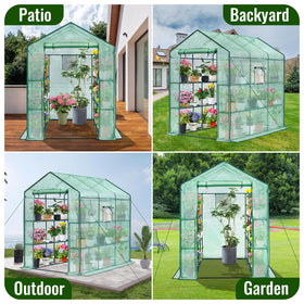 Greengro Greenhouse assembled portable setup ideal for indoor or outdoor use.