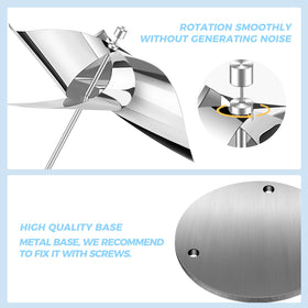 Greenight double-sided silver-plated reflector offers wider outdoor coverage.