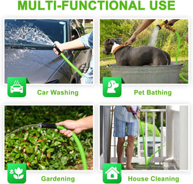 Greenleisure rustproof fittings withstand outdoor exposure during car washing.