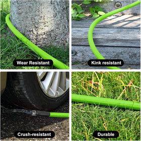 Lightweight Greenleisure hose easy to carry for patio plants and balconies.