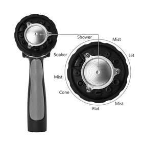 GreenMount high-pressure nozzle with ergonomic handle for comfortable extended watering.