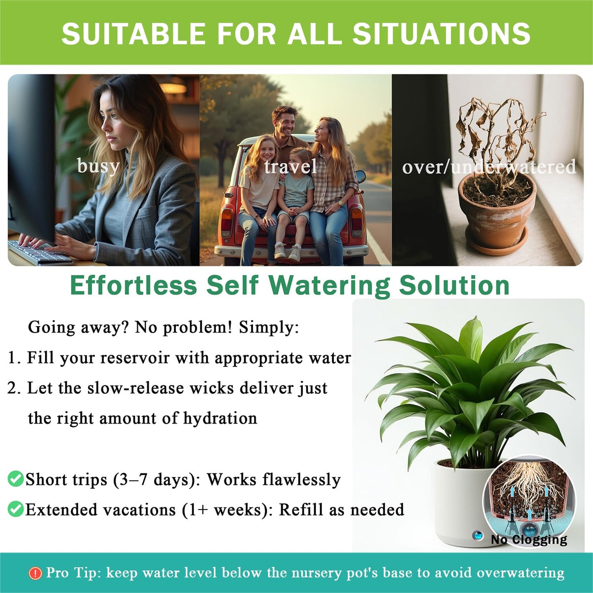 GreenShip durable ABS plastic for indoor and outdoor planters