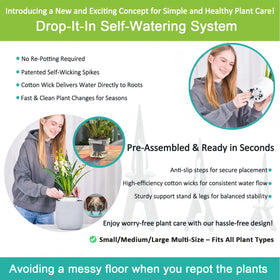 GreenShip fits small to large planters for versatile heights