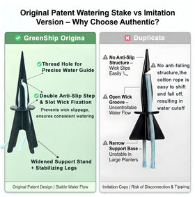 GreenShip wicking rope delivers steady moisture for vacations