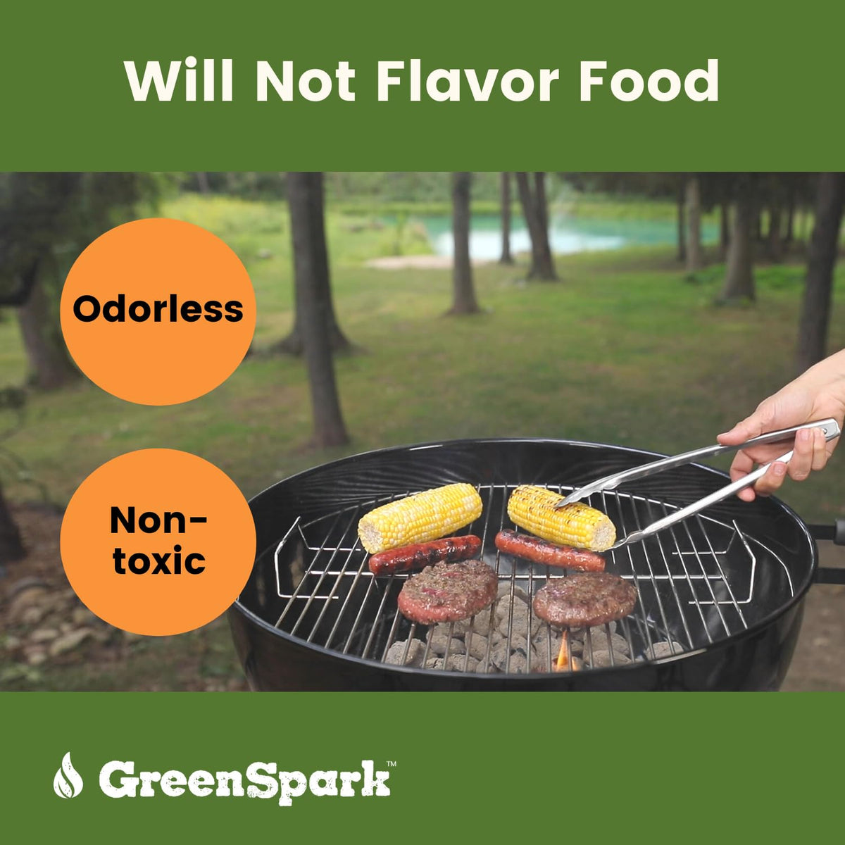GreenSpark charcoal grill ignition for quick, reliable heat