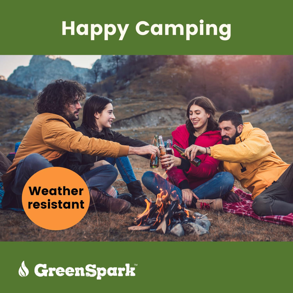 GreenSpark fire starters create cozy ambience for fireplaces and fire pits