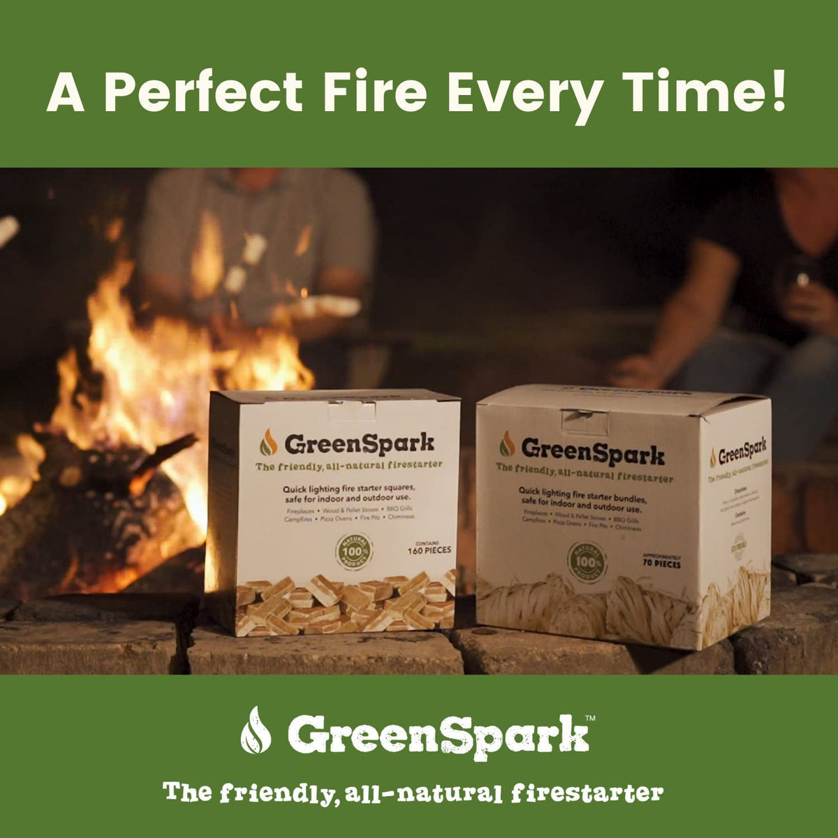 GreenSpark pizza oven ignition for clean, fast heat-up