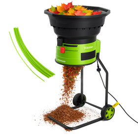 GreenSweep XL bladeless shredder outer view, compact and portable for easy storage