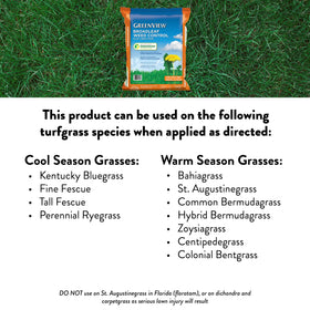GreenView Weed and Feed granules for broadleaf weed control in lawns