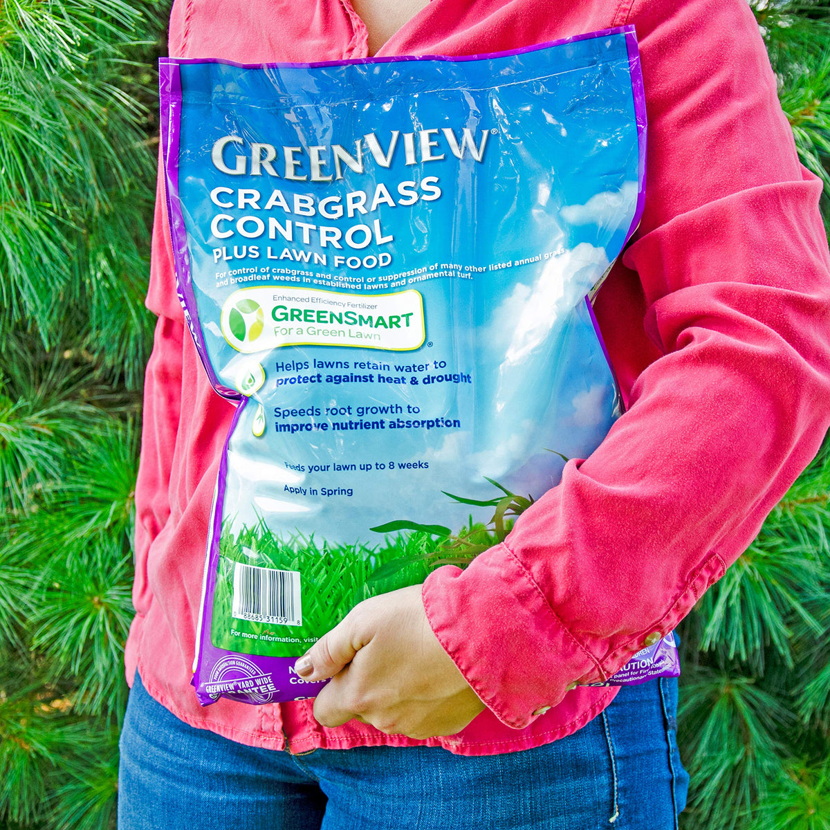 GreenView Crabgrass Control Plus demonstrates spring green up on well-nourished turf