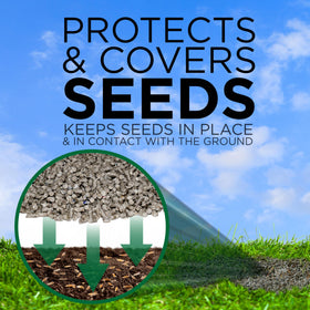 GreenView Grass Seed Starting Mulch with starter fertilizer supporting root development
