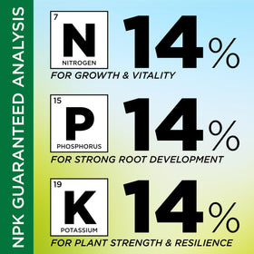 Magnesium, sulfur, iron, and manganese in GreenView boost vitality and uptake.