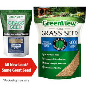GreenView Pure Grass Seed lush lawn demonstrates deep green color and fine texture
