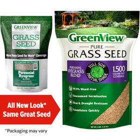 GreenView Pure Grass Seed drought and heat resistance for resilient lawns.