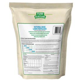 GreenView Turf Nurture bag showing label and weight for easy use.