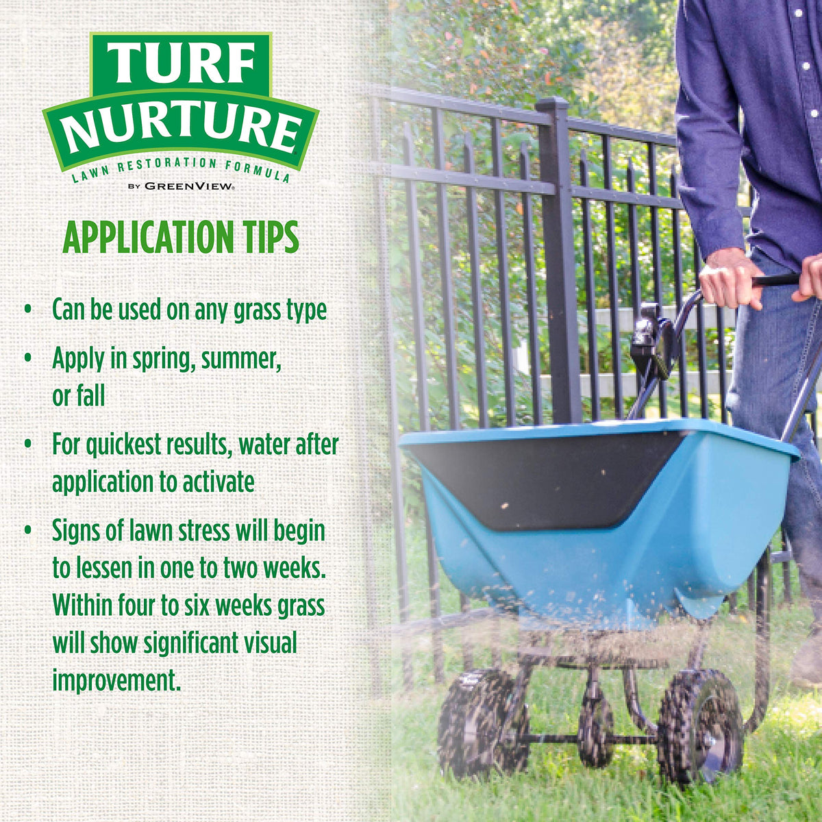 GreenView Turf Nurture supports visible lawn improvement over time.