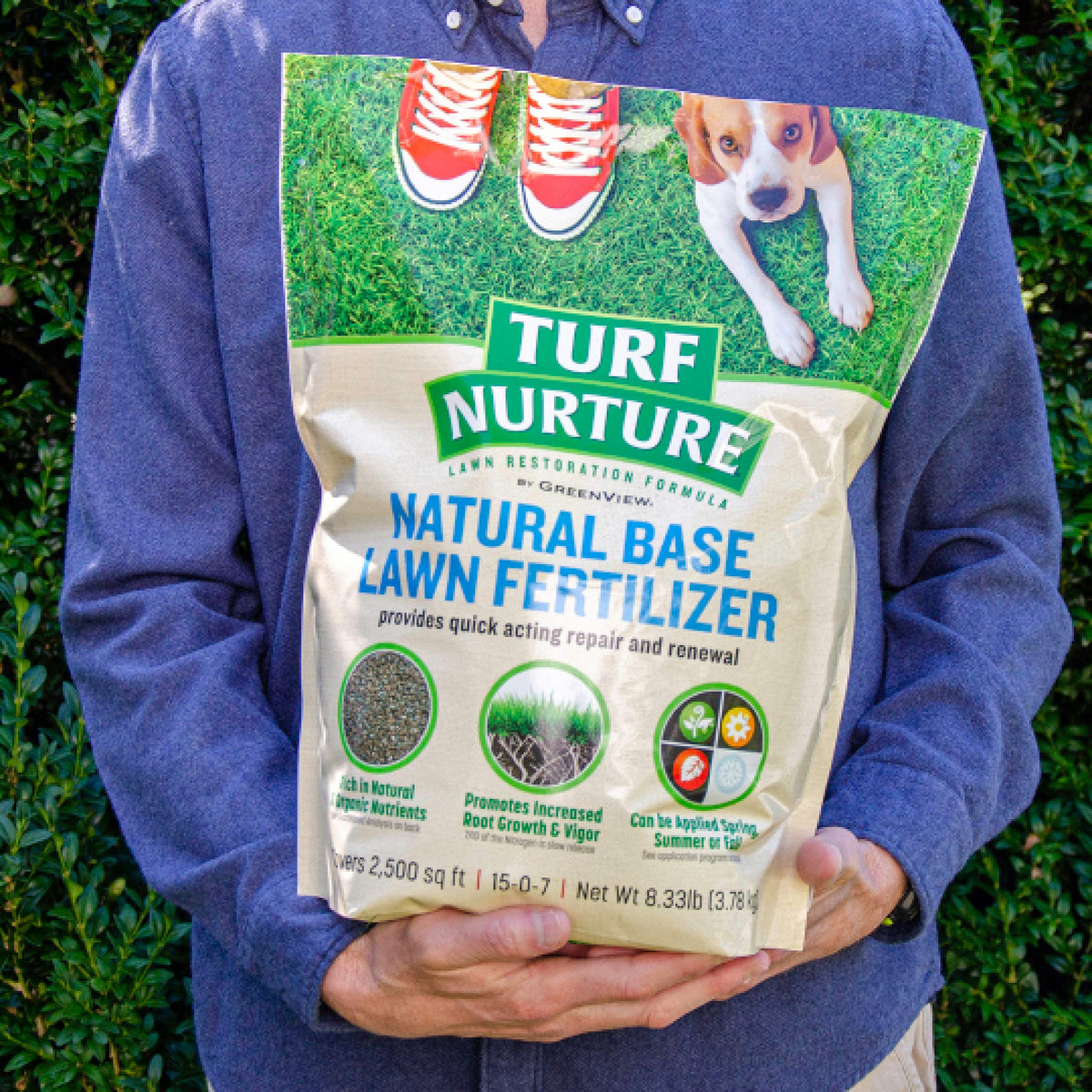 GreenView Turf Nurture safe for kids and pets when used as directed.