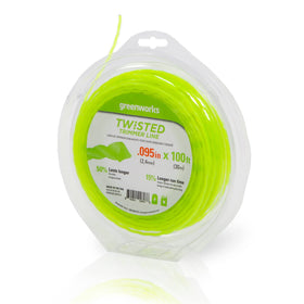 Greenworks universal-fit trimmer line fits most models for easy maintenance.