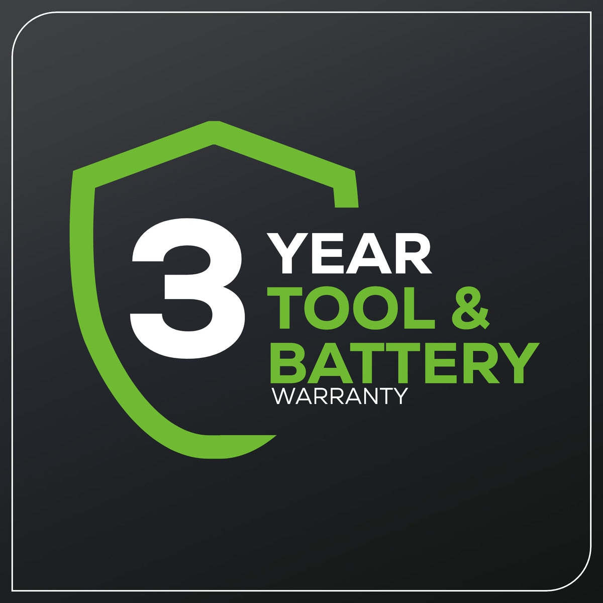 Greenworks 24V battery and charger included with the blower.
