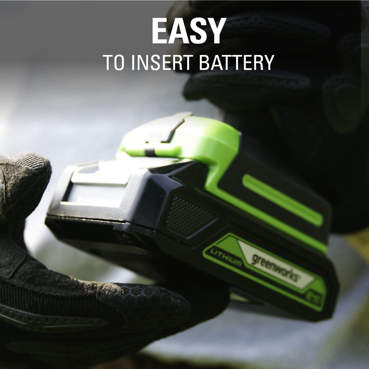 Greenworks 24V battery with USB port powers devices on the go
