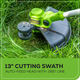 Three-year tool and battery warranty from Greenworks for peace of mind