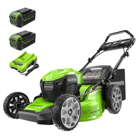 Greenworks 40V brushless mower for quiet, efficient lawn cutting