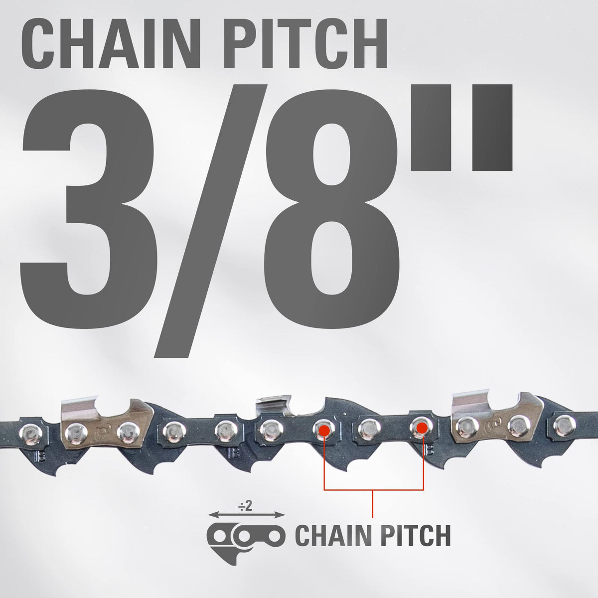 GreenWorks 62 drive links for proper alignment and secure chain fit.