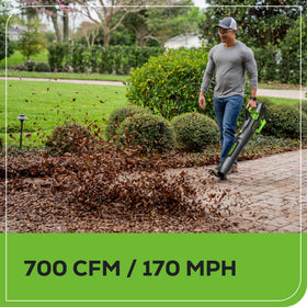 Low-noise performance comparison of Greenworks 80V Axial Blower