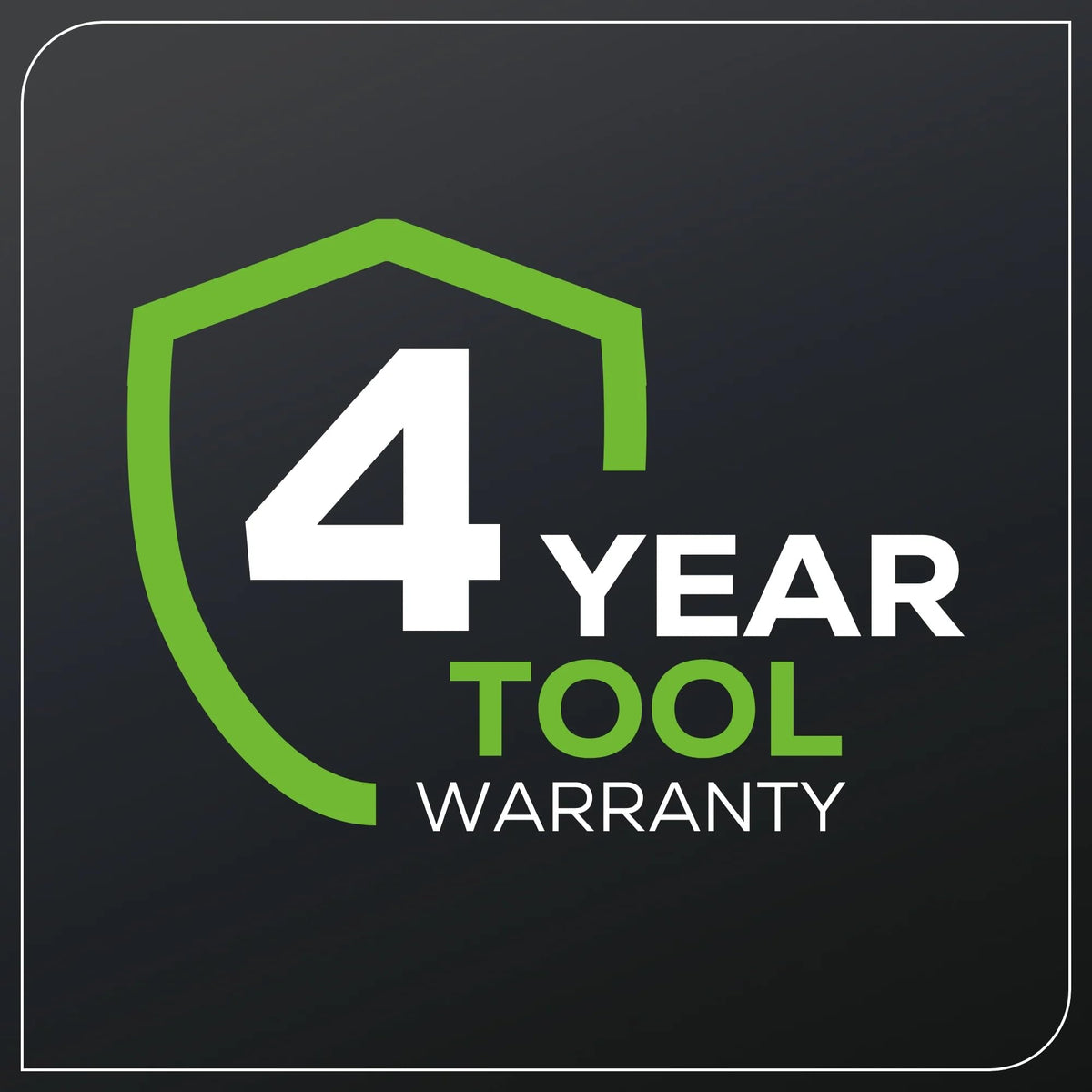 Greenworks 80V trimmer with 4 year warranty for long term reliability