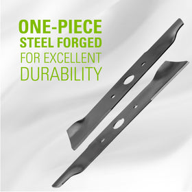 Blades shown as easily removable for sharpening and replacement.