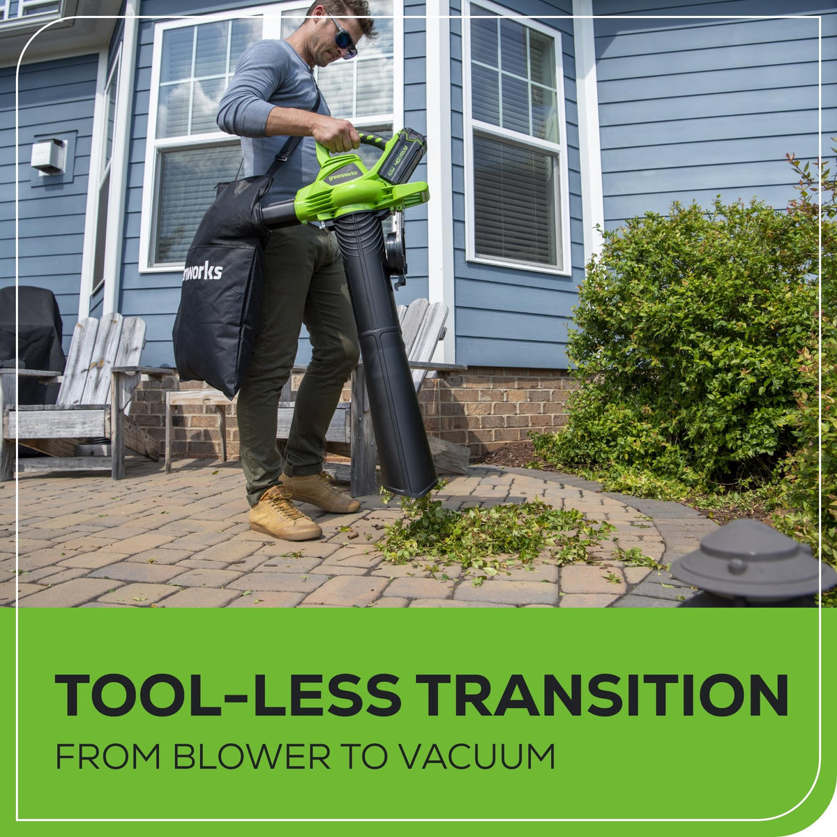 Greenworks brushless motor technology delivers higher torque and longer life