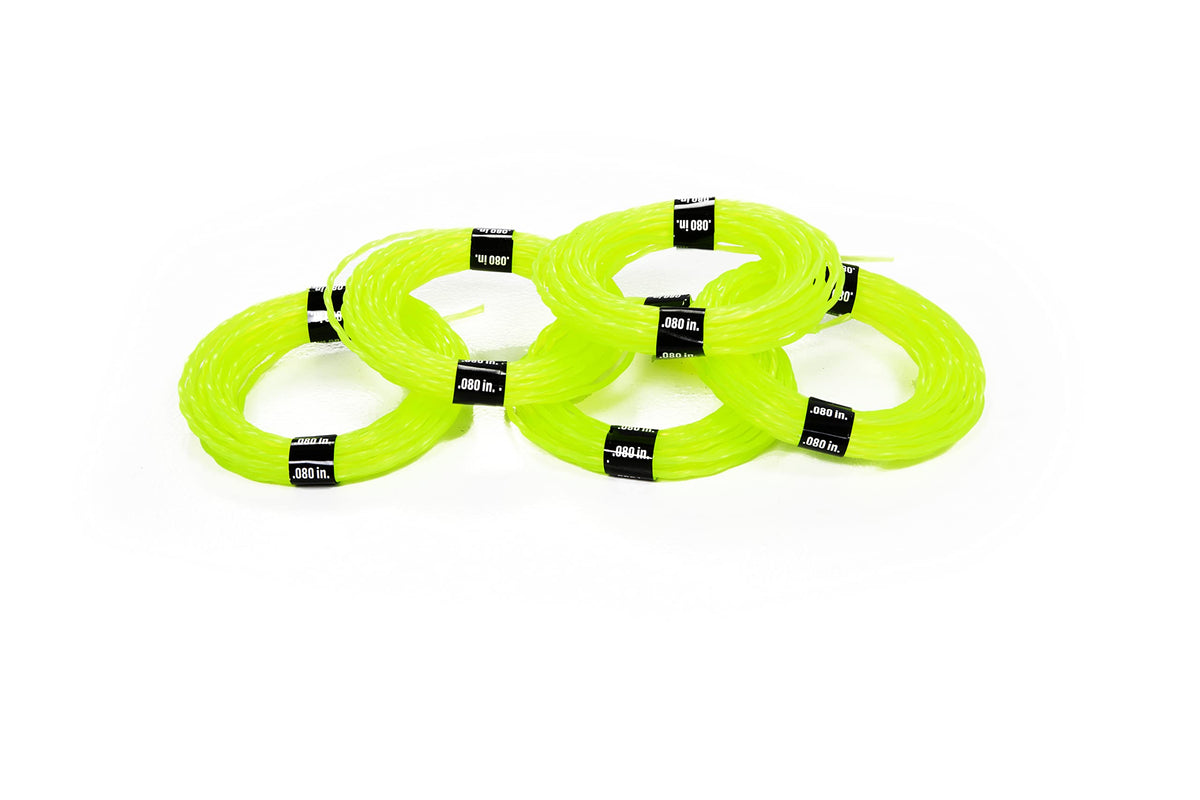 Greenworks five-coil pack offers durable, long-lasting cutting power.