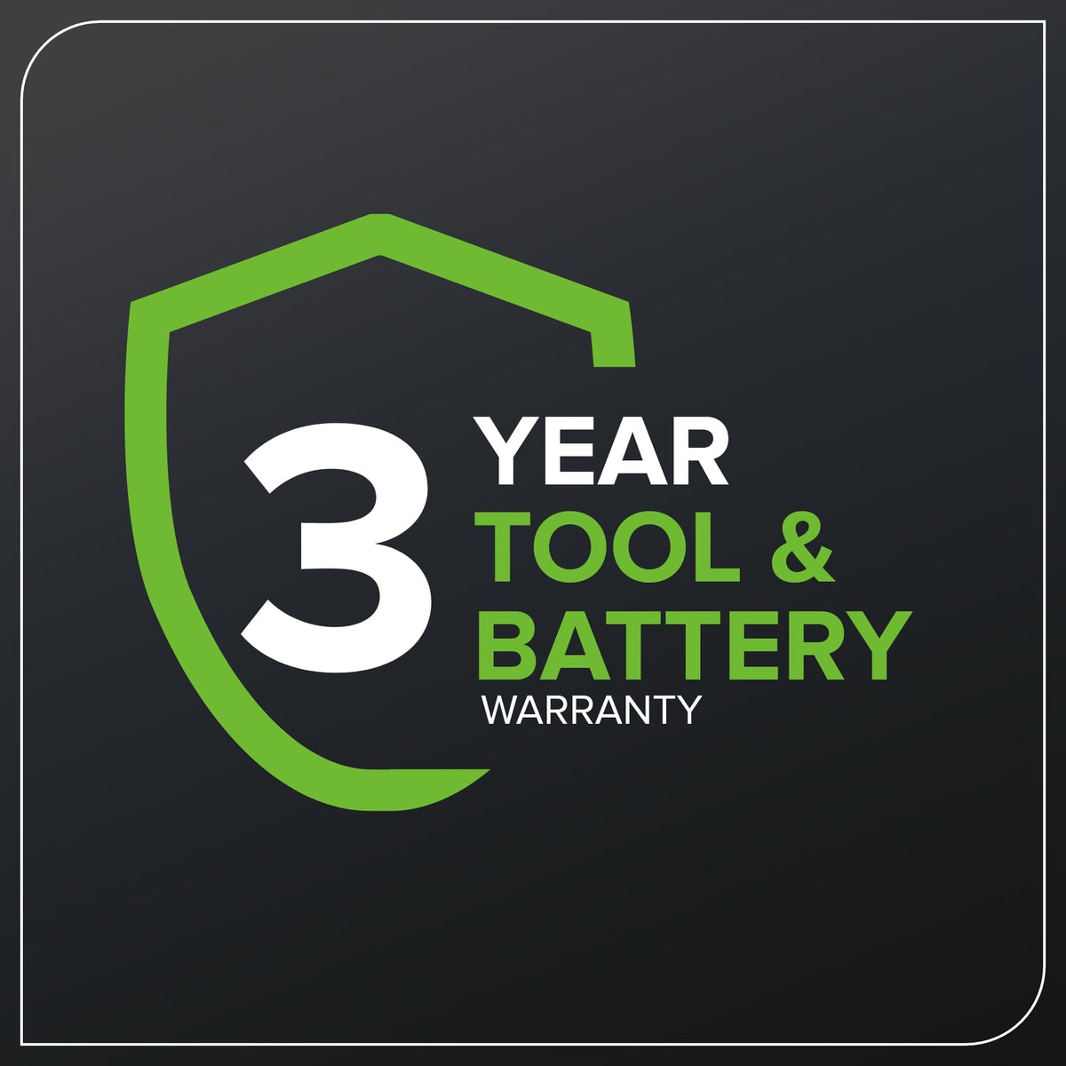 Greenworks lightweight design reduces fatigue with anti-vibration technology.