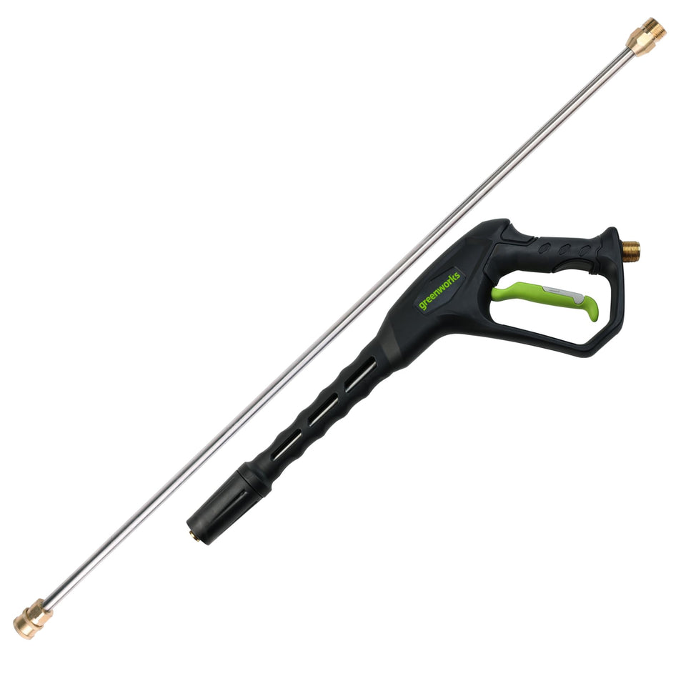 Greenworks metal spray gun for 4500 PSI systems with solid grip and durable metal build