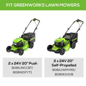 GreenWorks MO48L4210-compatible blade shown for reliable maintenance.