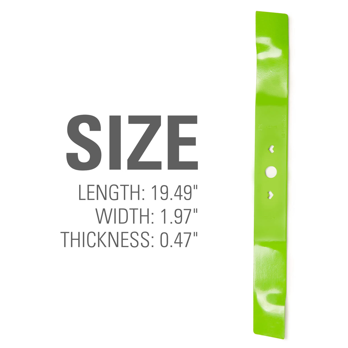 GreenWorks MO48L4212-compatible blade designed for durable, efficient mowing.