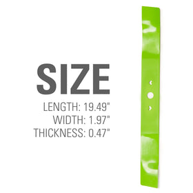 GreenWorks MO48L4212-compatible blade designed for durable, efficient mowing.